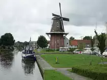 Burdaard, Windm�hle De Zwaluw, erbaut 1875 (27.07.2017)