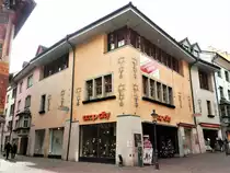 Schaffhausen, Vordergasse 69. Ehemaliges Warenhaus EPA, er�ffnet am 8. April 1933. Coop City seit dem 30. September 2004 - 08.11.2012