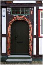 Eine der vielen schnen Haustren, die es in Tangermnde zu entdecken gibt. Aufnahmedatum: 10.02.2008