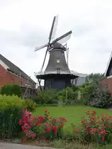 Zeerijp, die Kornm�hle De Leeuw von 1865 ist noch im Betrieb (27.07.2017)