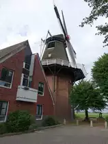 Kantens, die achteckige Getreidem�hle Grote Geert ist 1818 datiert (27.07.2017)