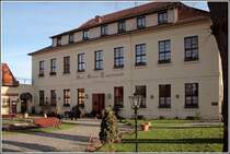 Das Schlossgebude in der Burganlage von Tangermnde wird heute als Hotel genutzt. Es bietet einen herrlichen Blick auf die Elbe. Aufnahmedatum: 10.02.2008