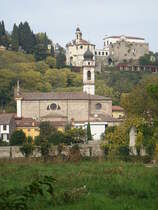 Monselice, Duomo Vecchio, Kirche San Giorgio und Villa Duodo (29.10.2017)
