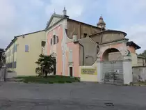 Finale Emilia, Collegiata dei St. Filippo e Giacomo, erbaut im 15. Jahrhundert (30.10.2017)