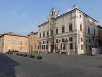 Pieve di Cento, altes Rathaus Palazzo Comunale an der Piazza Andrea Costa (30.10.2017)