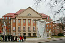 Seitenansicht des Siemens Verwaltungsgebudes in Berlin  am Rohrdamm / Nonnendammallee am 27. Januar 2018.