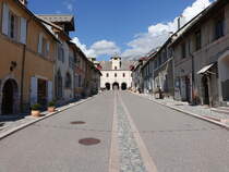 Mont-Dauphin, Huser in der Rue Catinat in der Festung (23.09.2017)