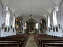 Neukirchen, barocke Altre und Kanzel in der Pfarrkirche St. Martin (06.11.2017)