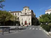 Forcalquier, Kloster Les Visitandines, erbaut im 17. Jahrhundert, heute Kino und Rathaus (24.09.2017)