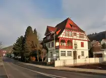 Waldshut, Fachwerkhaus an der Friedrichstra�e 4 - 09.01.2014