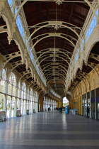 DAs ist der Gang in den Kolonnaden am 25. Februar 2018 in Marienbad.