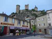 Foix, Burg des Grafen von Foix und Place Pyrene (01.10.2017)