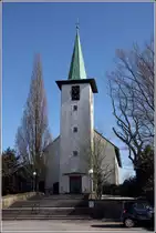 Bohmte. Die evangelisch-lutherische St.-Thomas-Kirche wurde 1955 erbaut. 19.03.2018