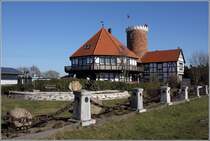 Barnstorf. Bei einem Besuch des Ortes fallen einem einige ungew�hnliche Geb�ude auf, z.B. dieses Wohnhaus in der Carl-Zeiss-Stra�e. 19.03.2018