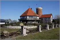 Barnstorf. Bei einem Besuch des Ortes fallen einem einige ungew�hnliche Geb�ude auf, z.B. dieses Wohnhaus in der Carl-Zeiss-Stra�e. 19.03.2018