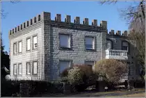 Barnstorf. Bei einem Besuch des Ortes fallen einem einige ungew�hnliche Geb�ude auf, z.B. dieses Wohnhaus an der Bremer Stra�e. 19.03.2018