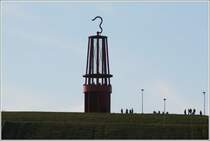Landmarke das  Geleucht  von Otto Piene auf der Halde Rheinpreussen in Moers. Detailinfos: http://de.wikipedia.org/wiki/Halde_Rheinpreussen
