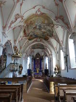 Walpertskirchen, barocken Ausstattung von Johann Baptist Lethner in der Pfarrkirche St. Erhard (25.03.2017)