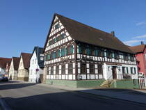 Bretzfeld, historisches Gasthaus Rssle aus dem 18. Jahrhundert (29.04.2018)