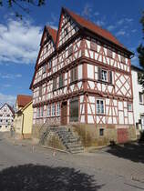 Slzbach, Oettingerhaus in der Hauptstrae, erbaut 1556 (29.04.2018)