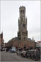 Brgge. Am Markt steht der 83 m hohe Belfried, er wurde im 13. Jahrhundert erbaut. Der Brgger Belfried gehrt seit 1999 zum UNESCO-Weltkulturerbe. 29.04.2018