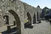 Die Ruinen von St. Mary's Abbey in Howth �stlich von Dublin. Aufnahme: 12. Mai 2018.