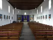 Rothenkirchen, Innenraum der kath. Pfarrkirche St. Bartholom�us (14.04.2017)