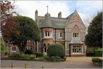 Norwich. Wohngebude im Cathedral close, dem Kathedralbezirk. 04.05.2018