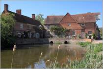 Flatford. Flatford Mill ist eine Wassermhle. Der Ort bot dem englischen Landschaftsmaler John Constable (1776 - 1837) einige Motive. 06.05.2018