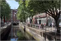 Buxtehude. Das Fleth ist ein innerst�dtischer Hafenkanal. Er wurde 1285 mit der Stadt angelegt. 22.05.2018