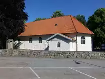 Torslanda, Ev. Kirche, erbaut im 11. Jahrhundert, Chor von 1780 (30.05.2018)