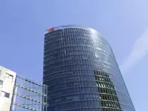 Potsdamer Platz Berlin am 06. Juni 2018, das Haus der Deutschen Bahn 