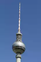 Fernsehturm am Alexanderplatz am 06. Juni 2018 in Berlin Mitte.