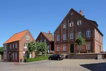 Neuhaus (Oste). Das 1850 erbaute ehemalige Zollamt macht die fr�here Bedeutung des Fleckens f�r den Warenverkehr der Region deutlich. 06.06.2018