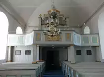 Ytterhogdal, Orgelempore in der Ev. Kirche, J�mtlands l�n (31.05.2018)