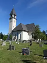 Burtr�sk, Ev. Kirche, erbaut 1949 durch Bengt Romare (02.06.2018)