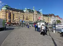 Stockholm, Geb�ude am Nybroplan und Strandv�gen (04.06.2018)