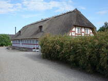 Fldstrup, Fachwerkgebude der Kirchengemeinde (06.06.2018)