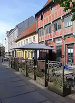 Randers, Fachwerkh�user in der Storegade Stra�e (07.06.2018)