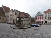 Kronach, Michaelsbrunnen am Melchior Otto Platz (15.04.2017)