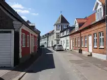 Thisted, historische Geb�ude in der Ostergade (08.06.2018)