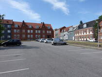 Skive, Gebude entlang der Reperbanen Strae (08.06.2018)