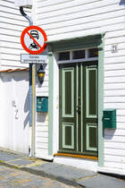 Haustr in der Altstadt von Stavanger. Aufnahme: 2. Juli 2018.