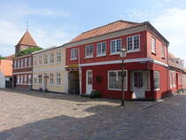 Ribe, historische Huser in der Badstuegade Strae (09.06.2018)