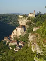 Ausblick auf den Ort Rocamadour auf einer Jurakalk Hochfl�che im Dept. Lot (22.07.2018)