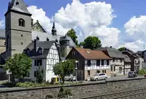 Fachwerkh�user in Remagen unterhalb der Pfarrkirche St. Peter und Paul - 16.07.2018