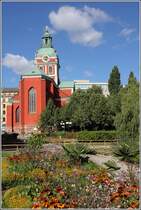 Stockholm. Neben dem Kungstrdgrden steht die Jakobskirche, mit deren Bau 1580 begonnen wurde. Erst 1642 konnte sie geweiht werden. 23.07.2018