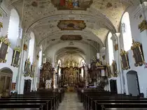 Marienweiher, barocker Innenraum der Wallfahrtskirche Maria Heimsuchung (15.04.2017)