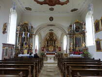 Lahm, barocke Altre in der Pfarrkirche St. gidius (15.04.2017)