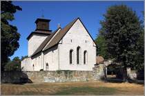 Vamlingbo. Die Kirche stammt zu groen Teilen aus dem 13. Jahrhundert. 25.07.2018